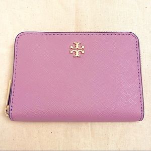 Tory Burch Lavender Zip Coin Wallet